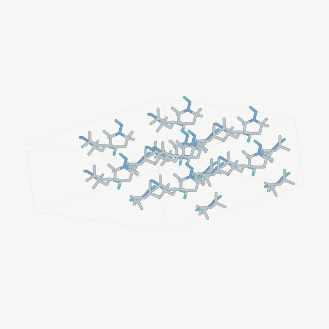 SALA-generated single-component crystal 726779, fully relaxed 2 × 2 × 2 supercell, generation symmetry P3₂